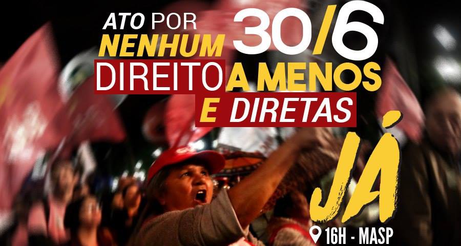 Trabalhadores de todo o país vão às ruas nesta sexta (30) contra a reforma trabalhista